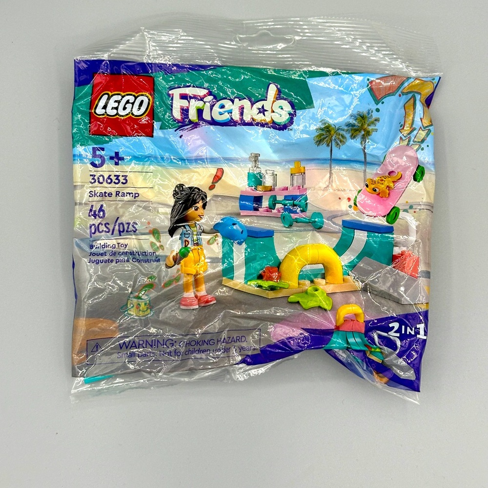 Sealed LEGO 30633 Friends Skate Ramp set kit building toy 46 pieces